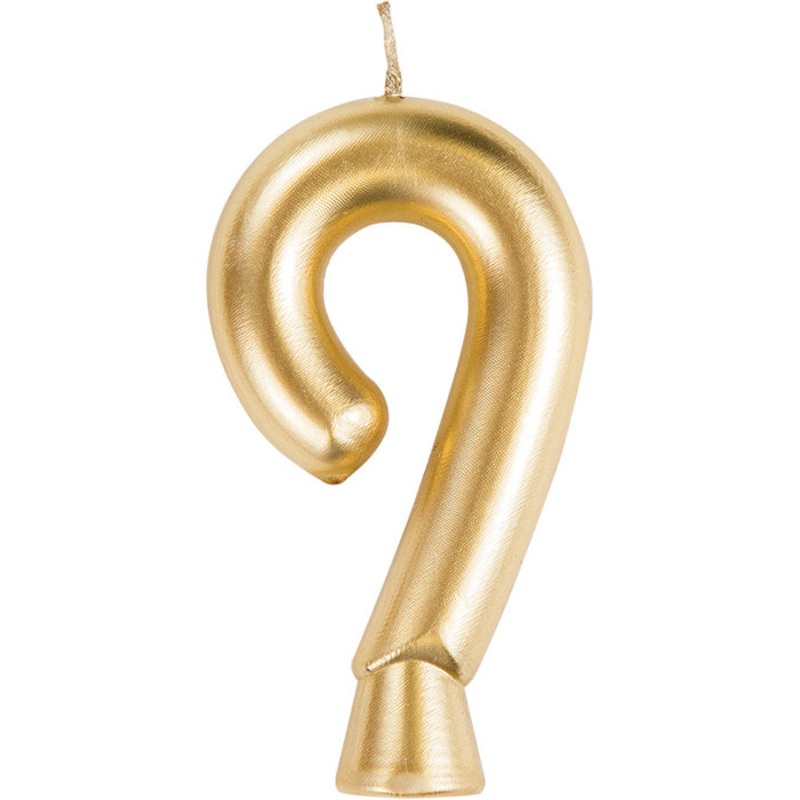 Gold 9 Candle