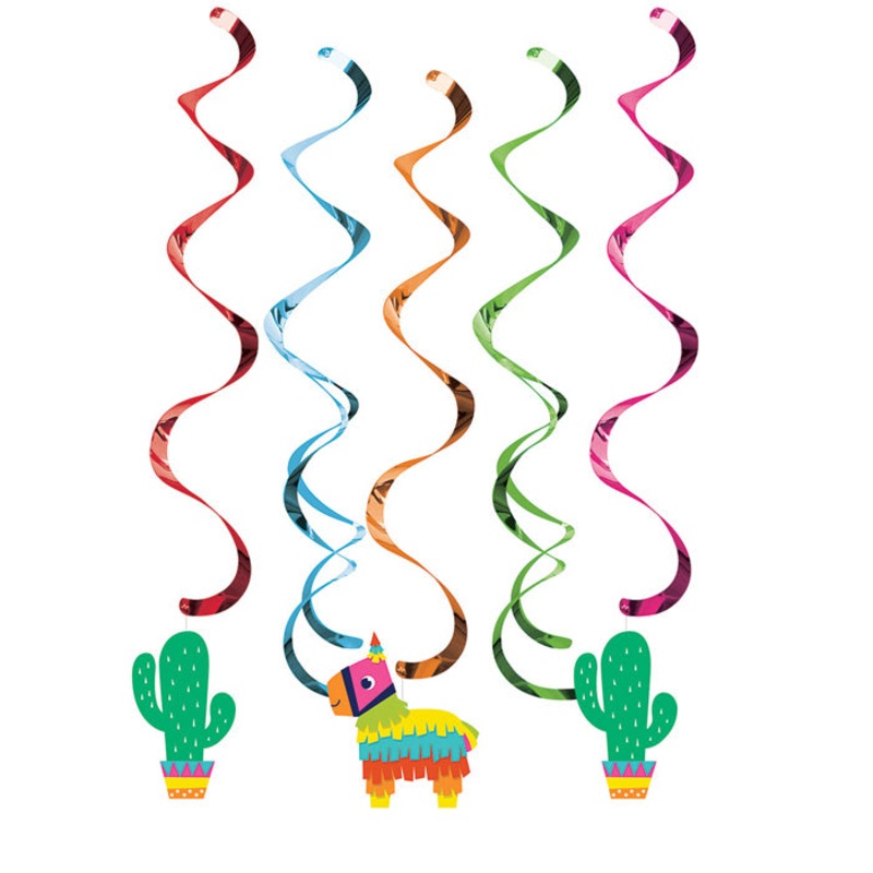 Fiesta Fun Dizzy Danglers (5/Pkg)