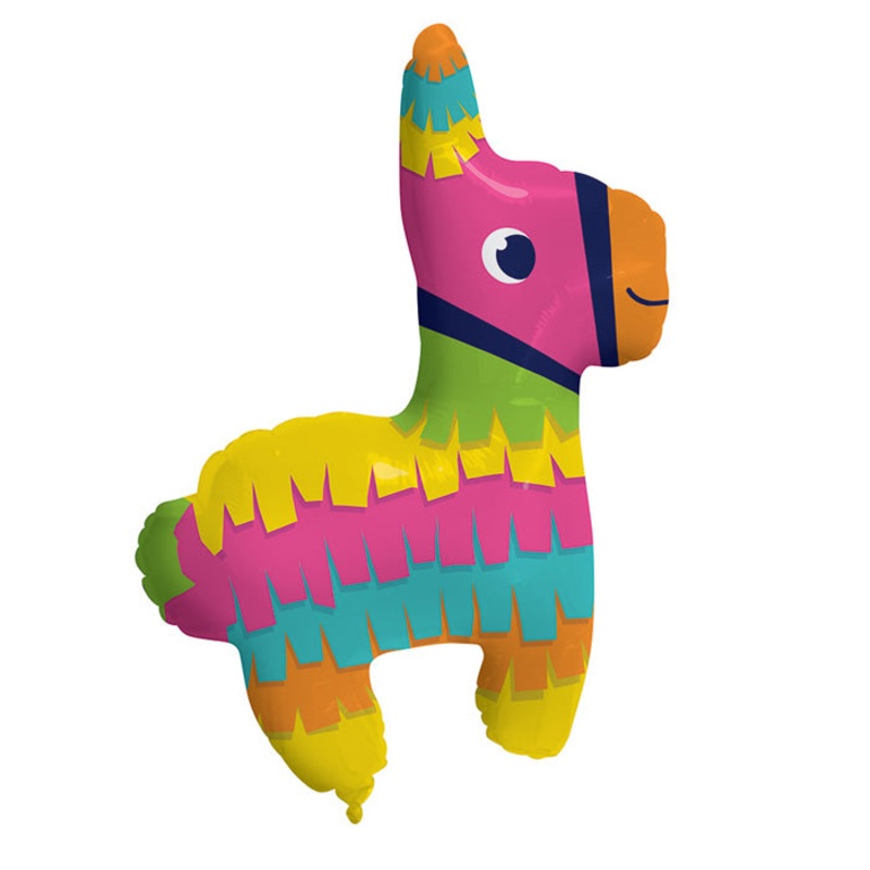 Fiesta Fun Metallic Balloon Pinata, 33" X 25"
