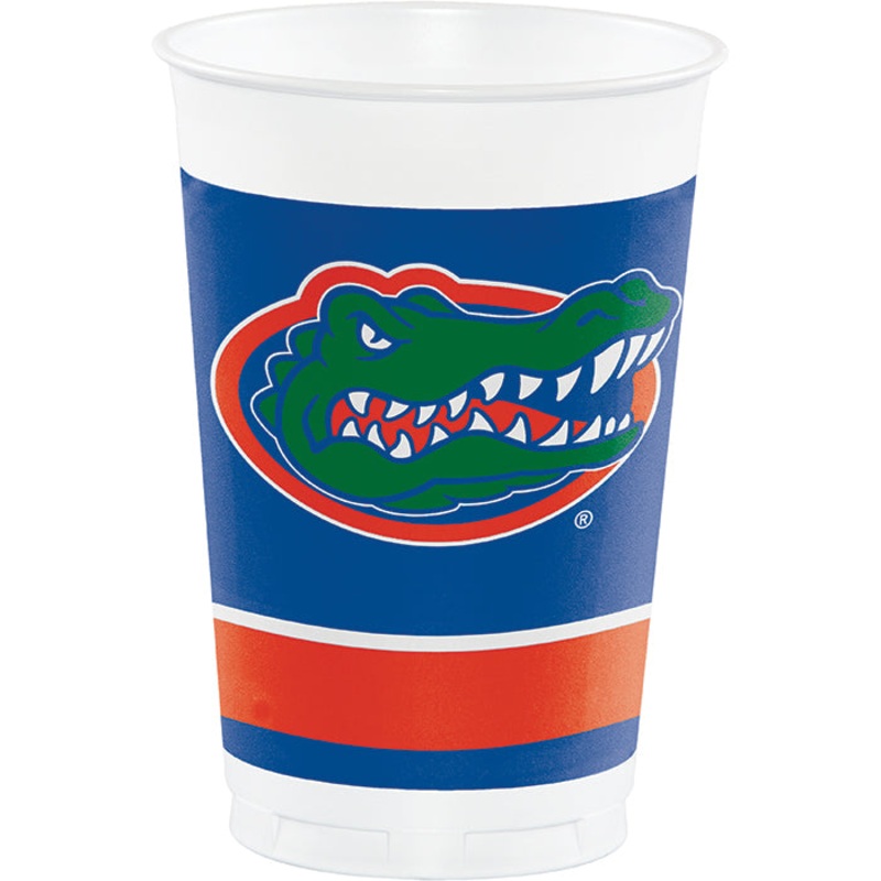 Florida Gators 20 Oz Plastic Cups (8/Pkg)