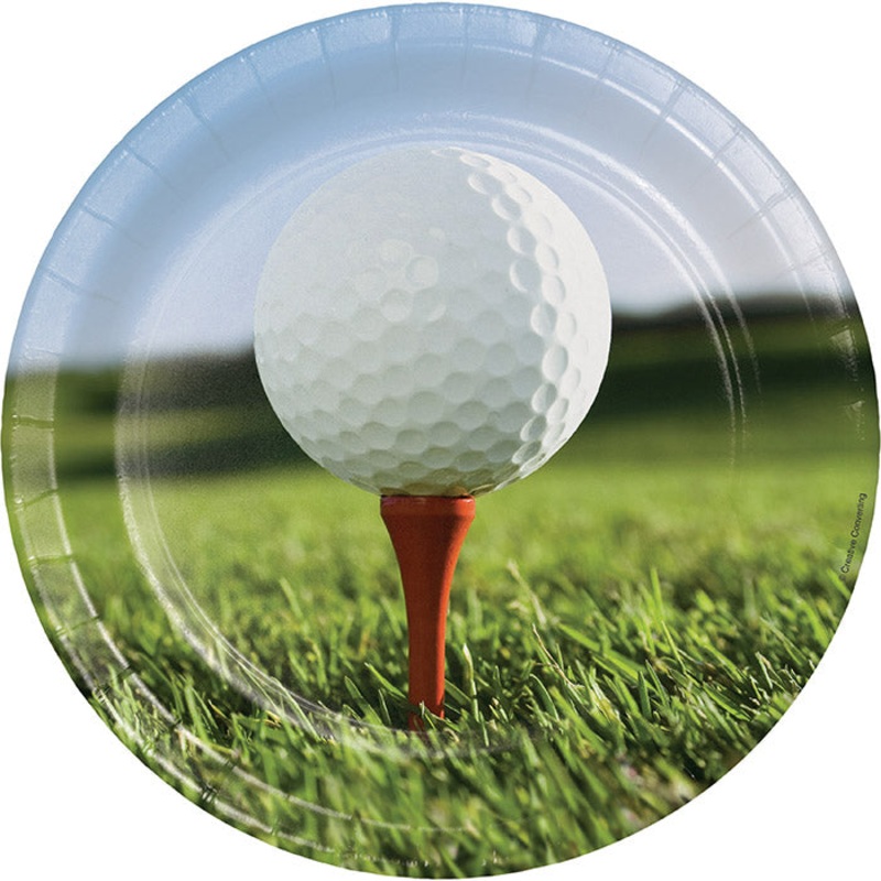 Golf Paper Plates (8/Pkg)