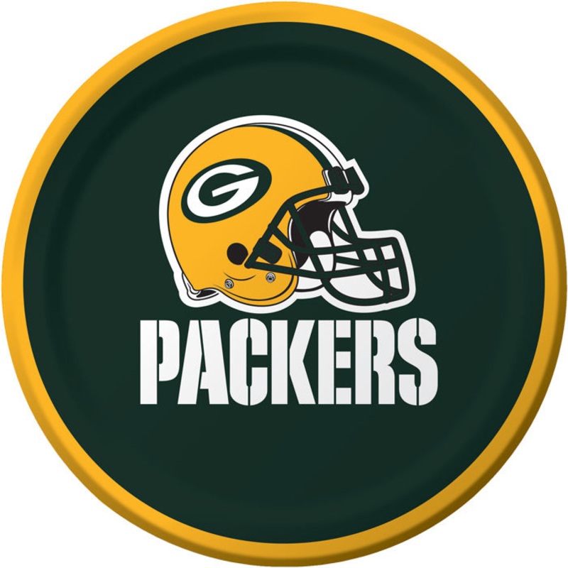 Green Bay Packers Paper Dessert Plates (8/Pkg)