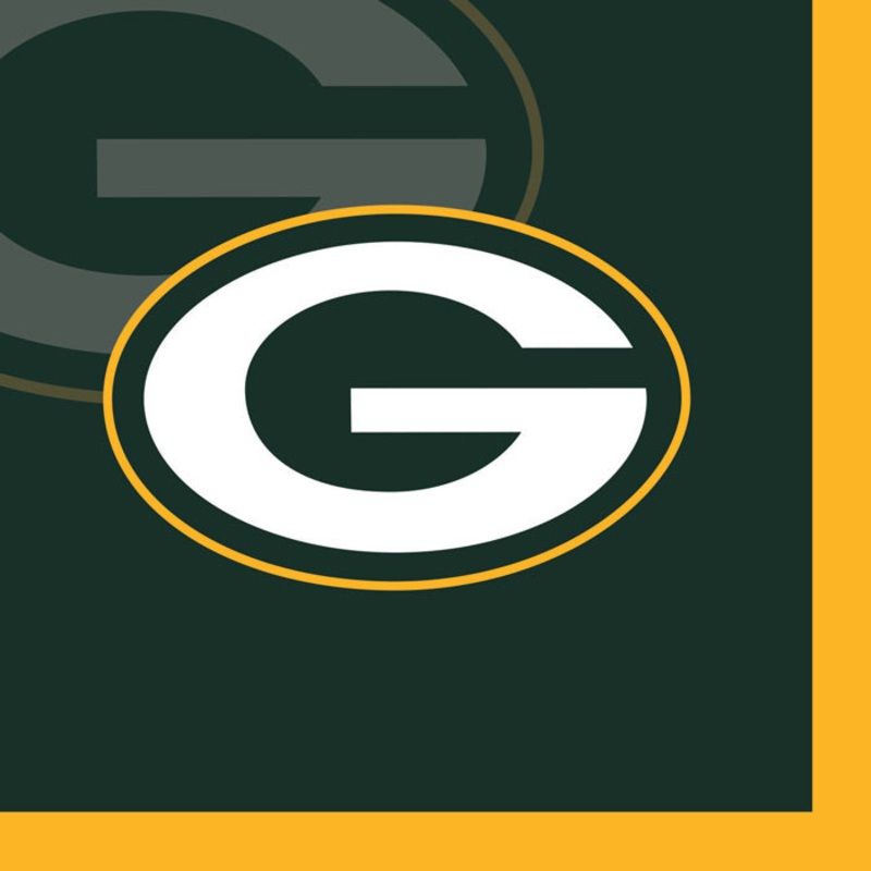 Green Bay Packers Beverage Napkins (16/Pkg)