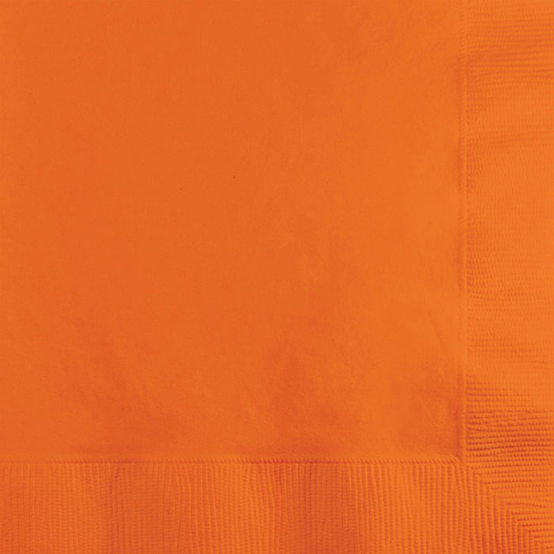 Sunkissed Orange Beverage Napkin, 3 Ply (50/Pkg)