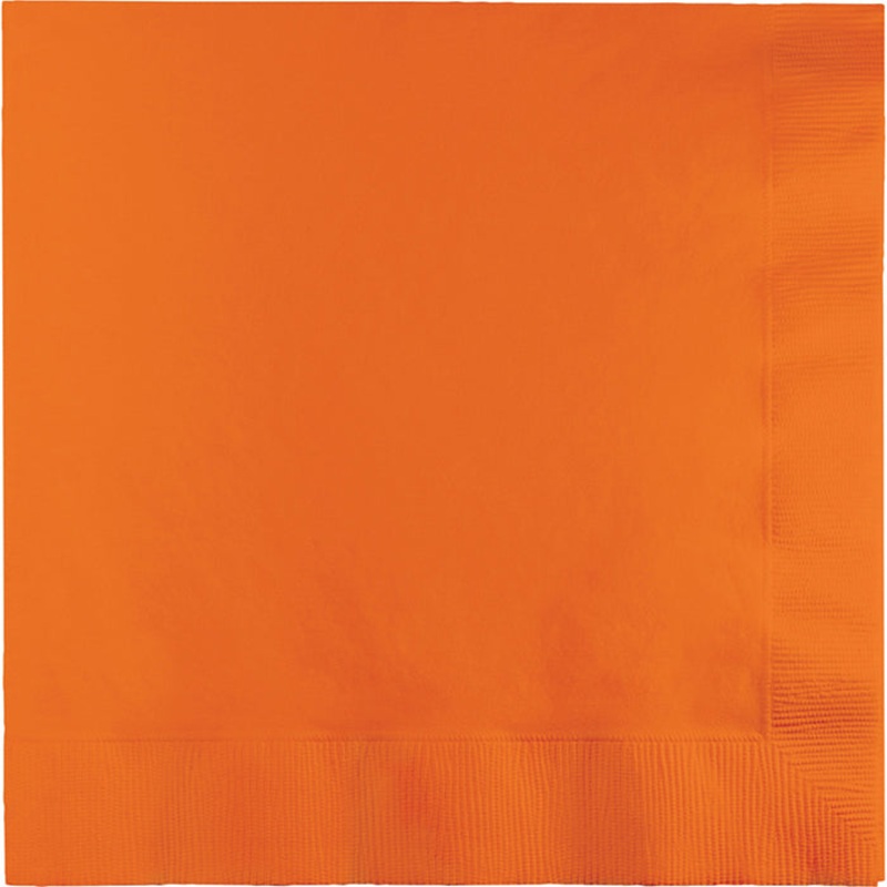 Sunkissed Orange Luncheon Napkin 3Ply (50/Pkg)