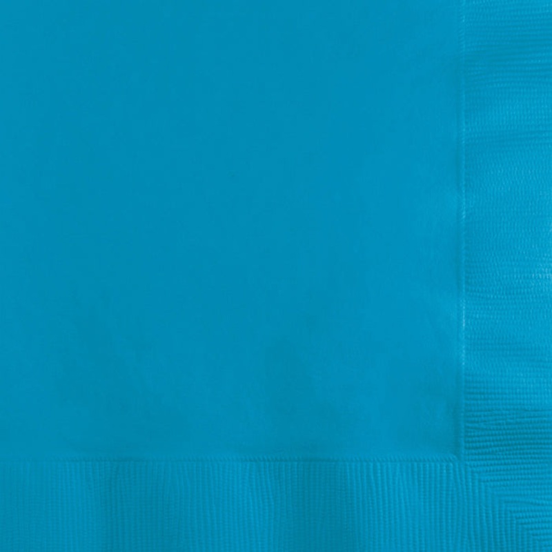 Turquoise Beverage Napkin, 3 Ply (50/Pkg)