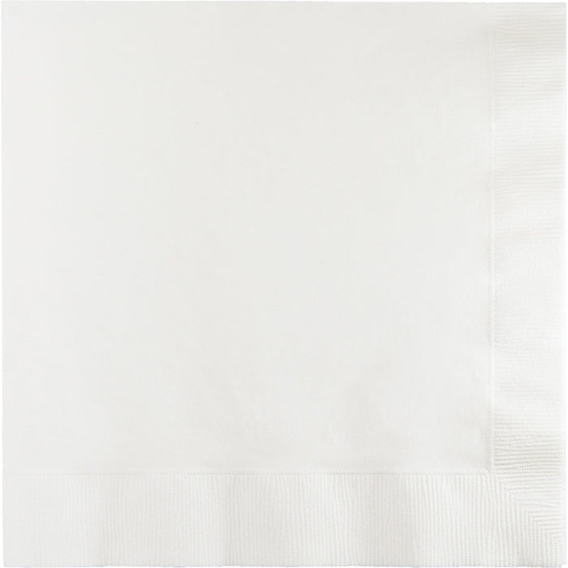 White Beverage Napkin (20/Pkg)