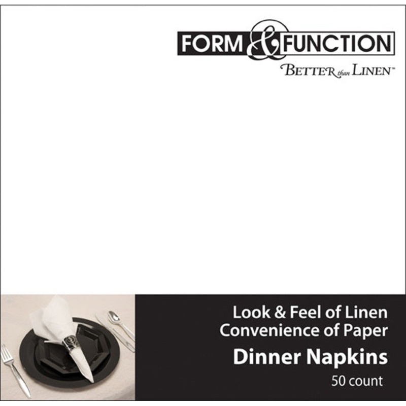 White Buffet Airlaid Napkins (50/Pkg)