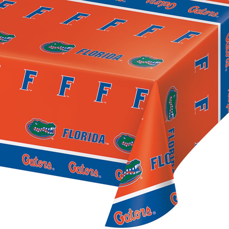 Florida Gators Plastic Table Cover, 54"x108"