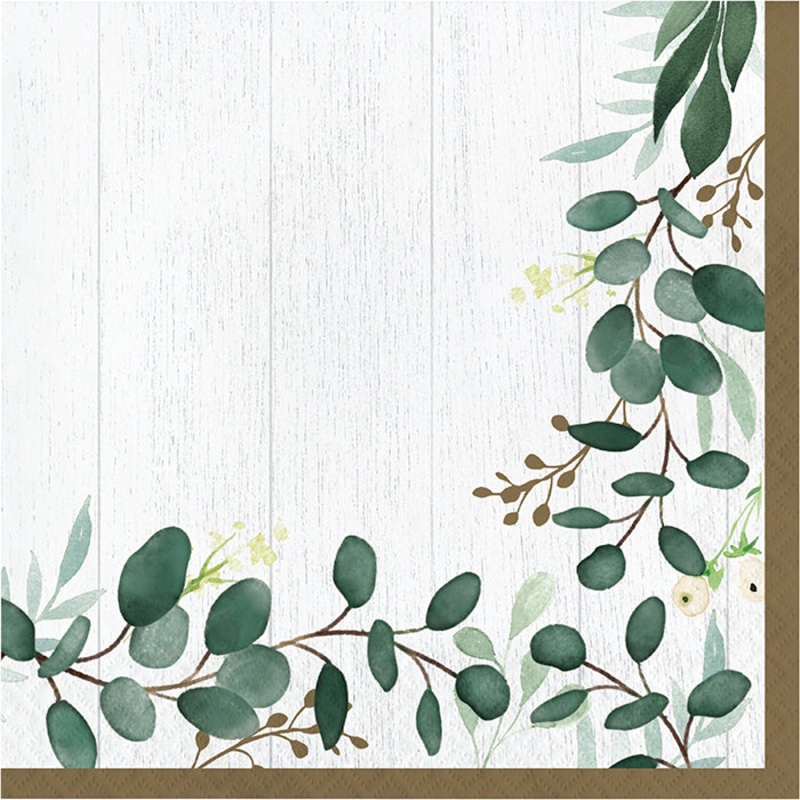 Eucalyptus Greens Luncheon Napkin (16/Pkg)
