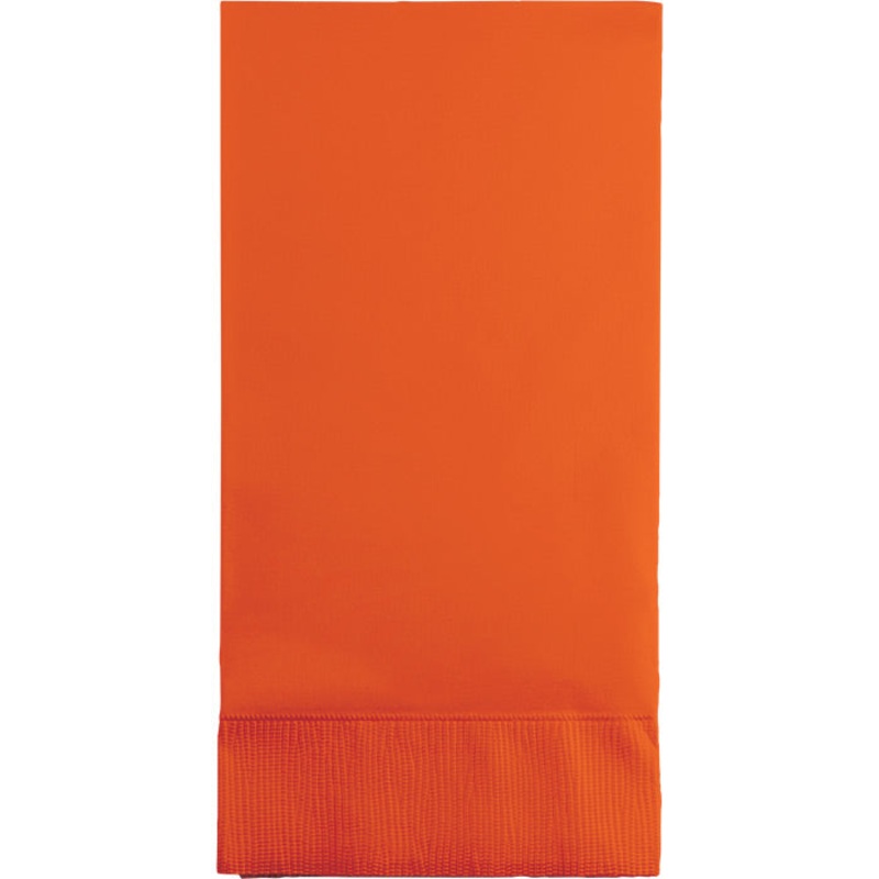 Sunkissed Orange Guest Towel, 3 Ply (16/Pkg)