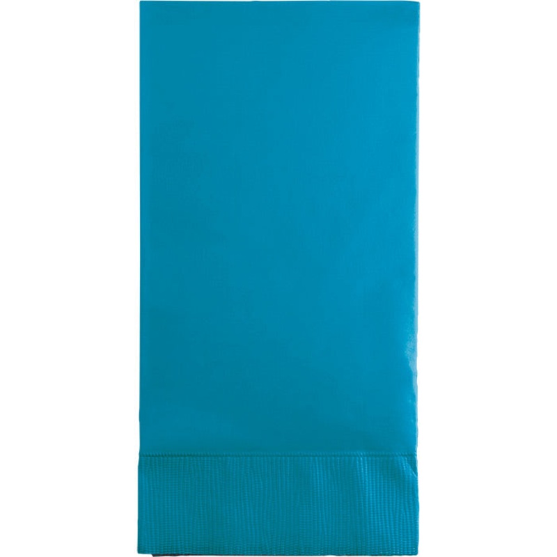 Turquoise Guest Towel, 3 Ply (16/Pkg)