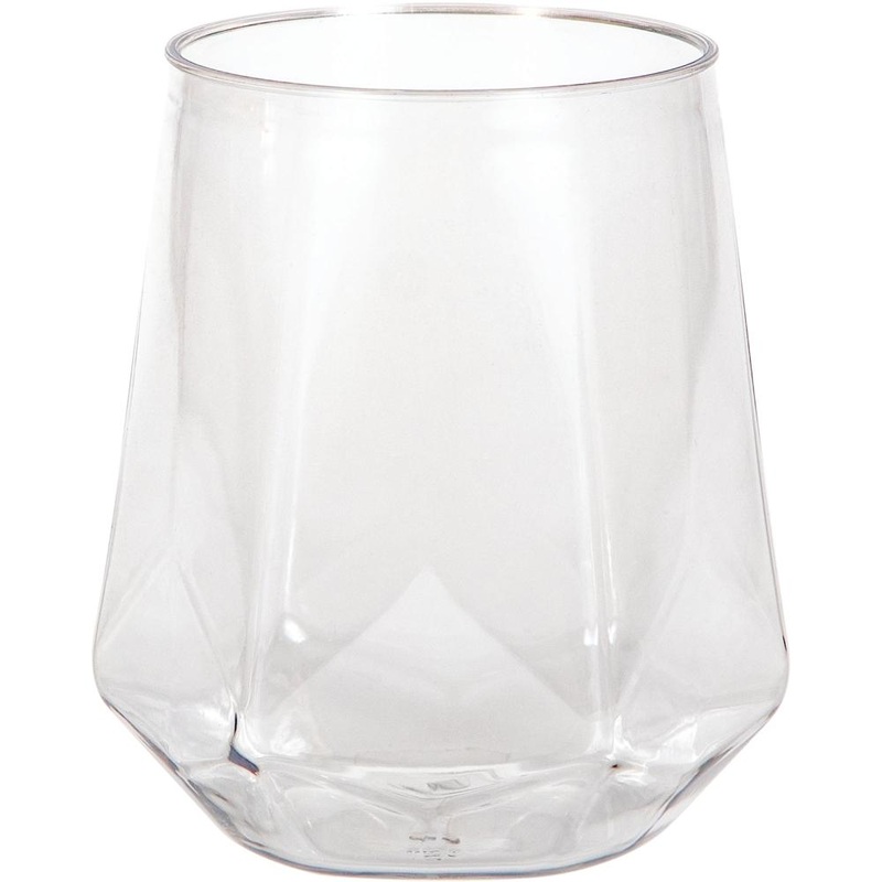 Fractal Stemless Wine Tumbler, 14 Oz (4/Pkg)