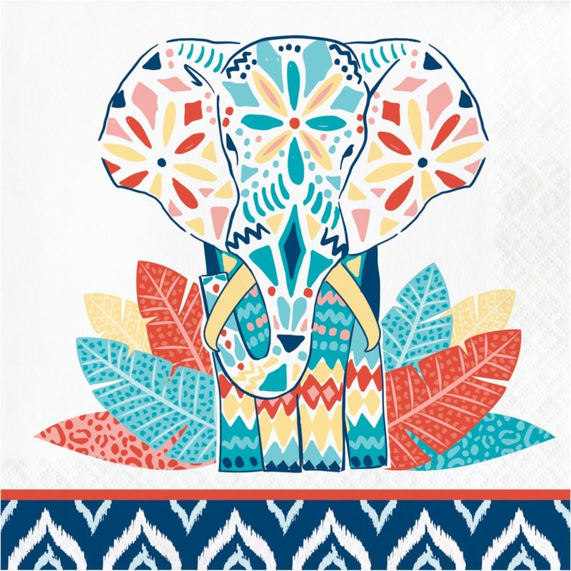Global Boho 3-Ply Luncheon Napkin (16/Pkg)