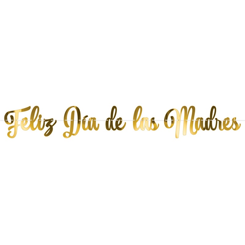 12 Pack Beistle Foil Feliz Dia De La Madres Streamer