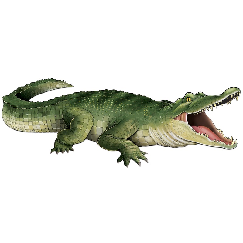 12 Pack Beistle Jointed Crocodile Wall Decoration