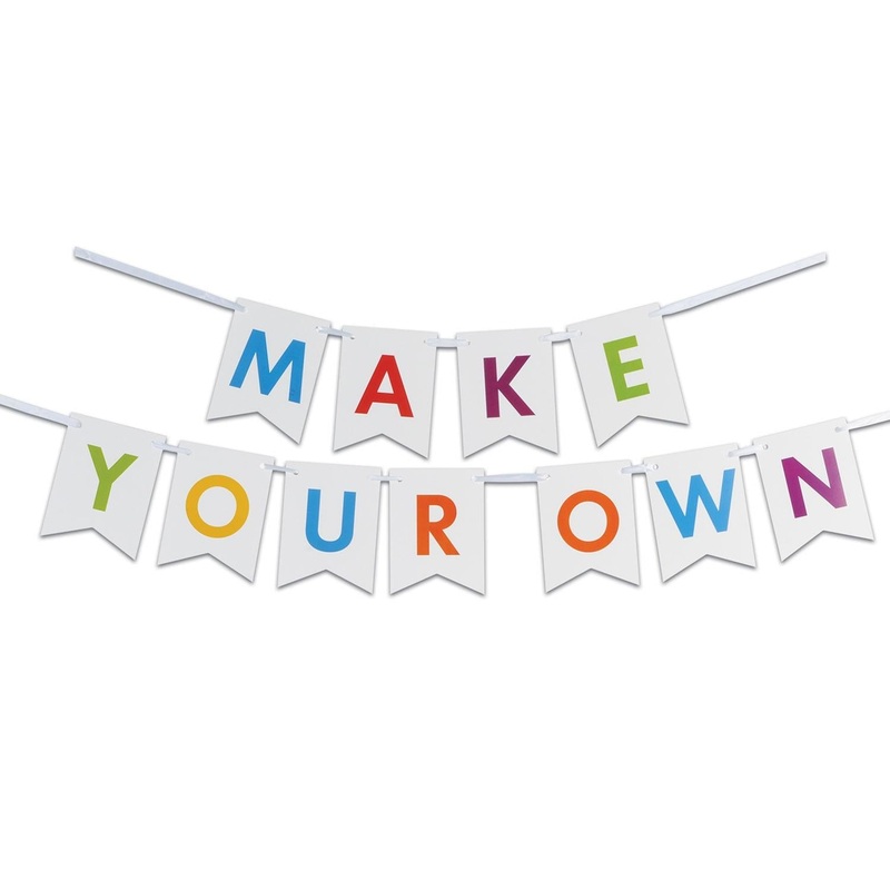 12 Pack Beistle Letter Party Streamer Kit