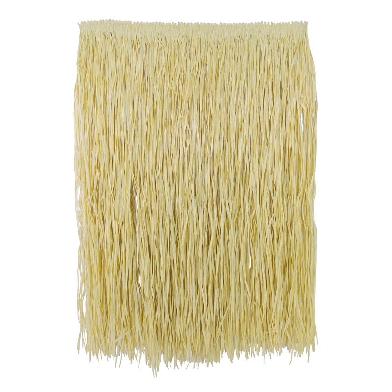 12 Pack Beistle Natural Colored King Size Hula Skirt