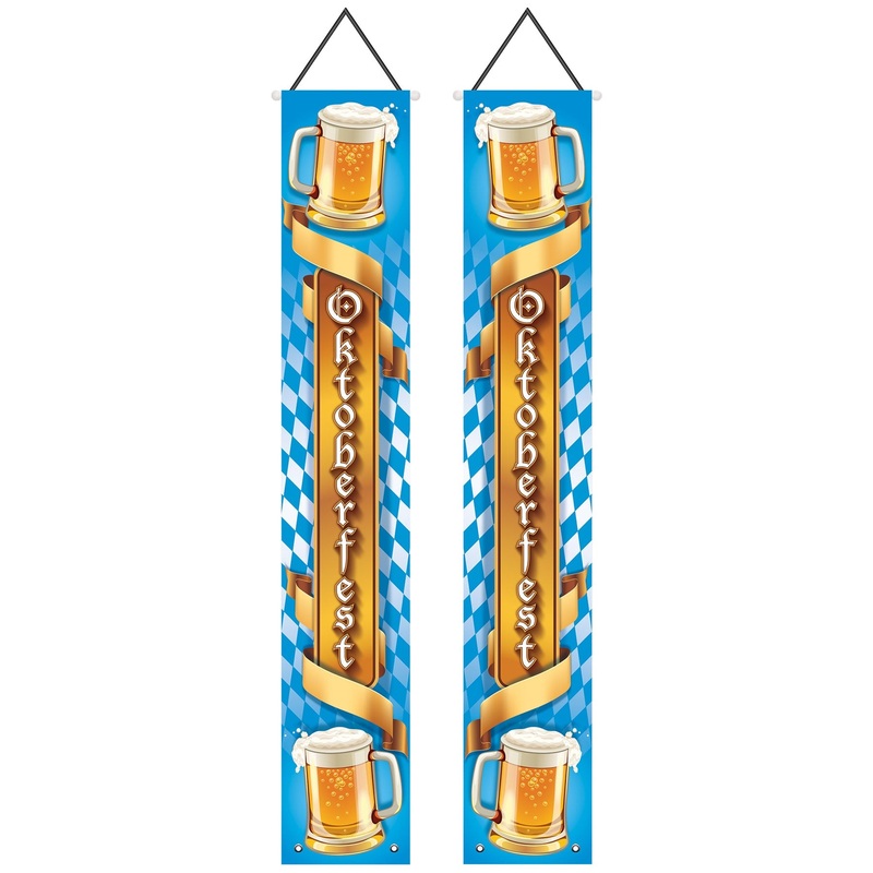 12 Pack Beistle Oktoberfest Fabric Door Panel Set