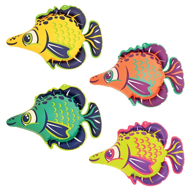 24 Pack Beistle Inflatable Fish
