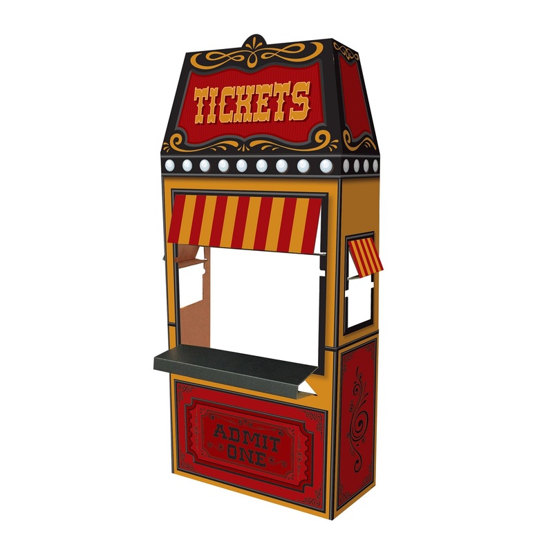 4 Pack Beistle 3-D Ticket Booth Prop