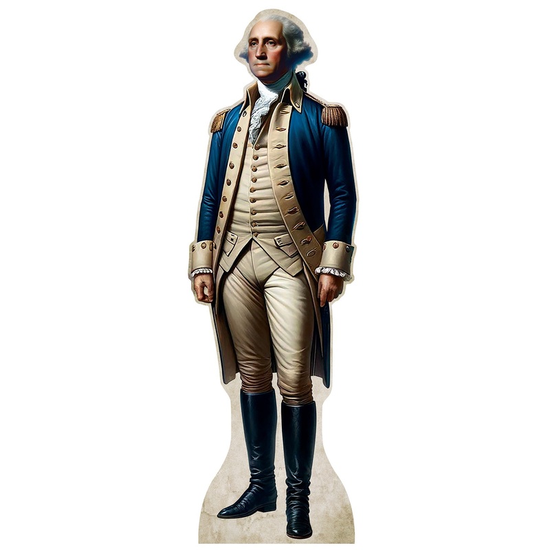 4 Pack Beistle George Washington Stand-Up