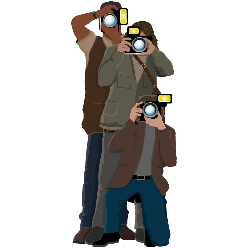 4 Pack Beistle Paparazzi Stand-Up