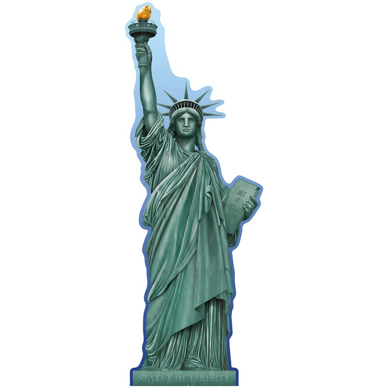 4 Pack Beistle Statue Of Liberty Stand-Up