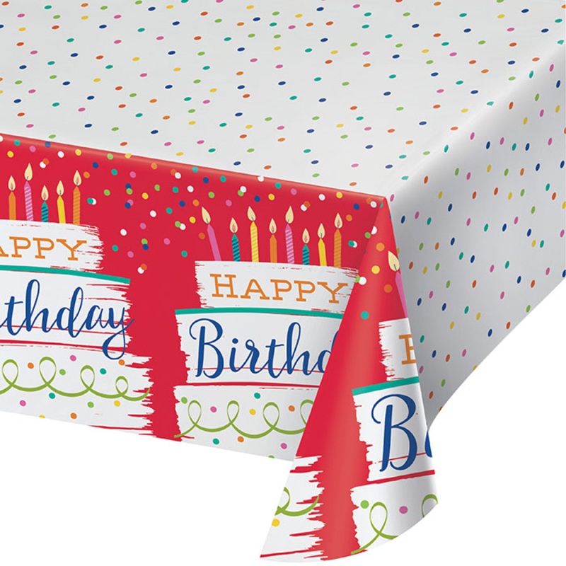 Festive Cake Paper Tablecover
