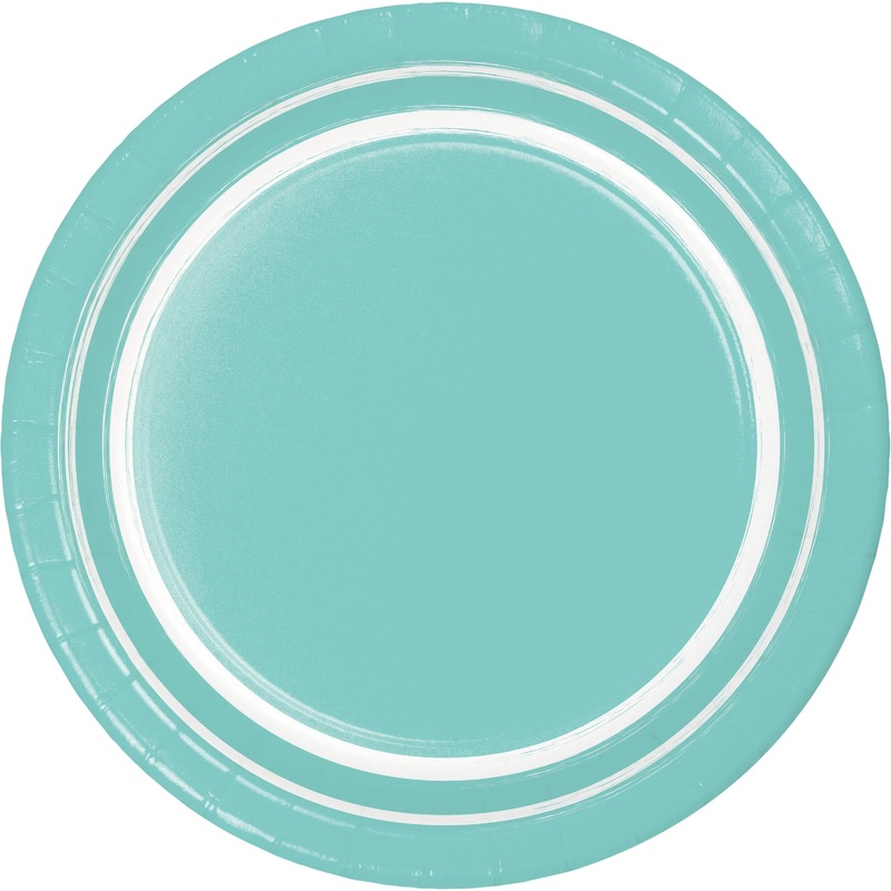 Spa Blue Sturdy Style Dinner Plate (10/Pkg)