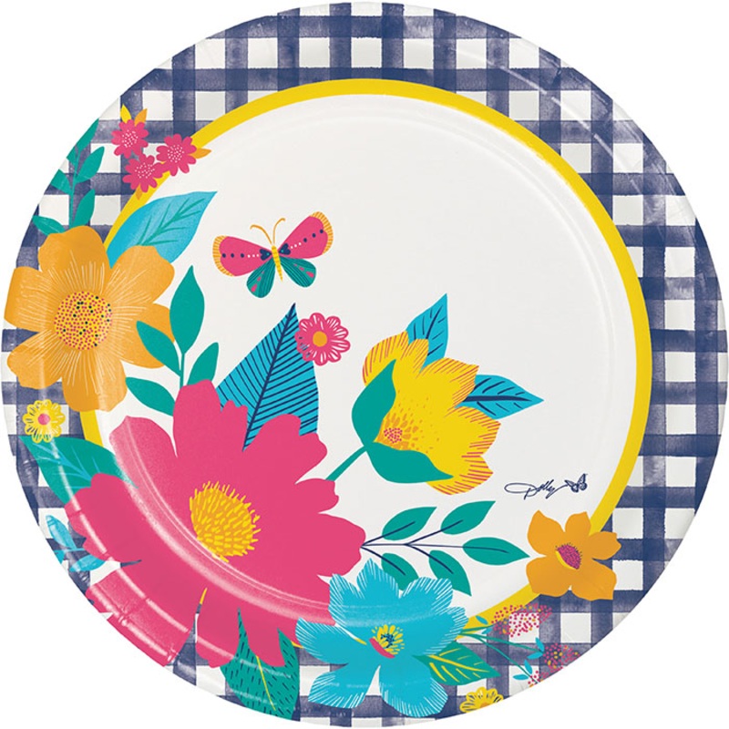 Dolly Parton Blossoming Beauty Paper 10" Banquet Plates (8/Pkg)