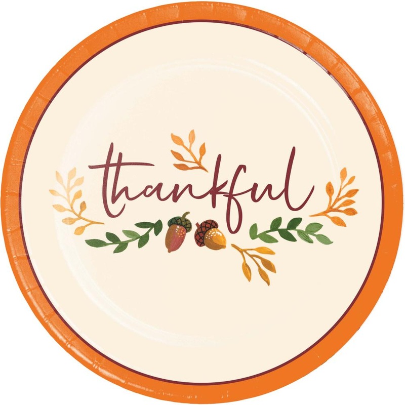 Fall Festivities Luncheon Plate (8/Pkg)