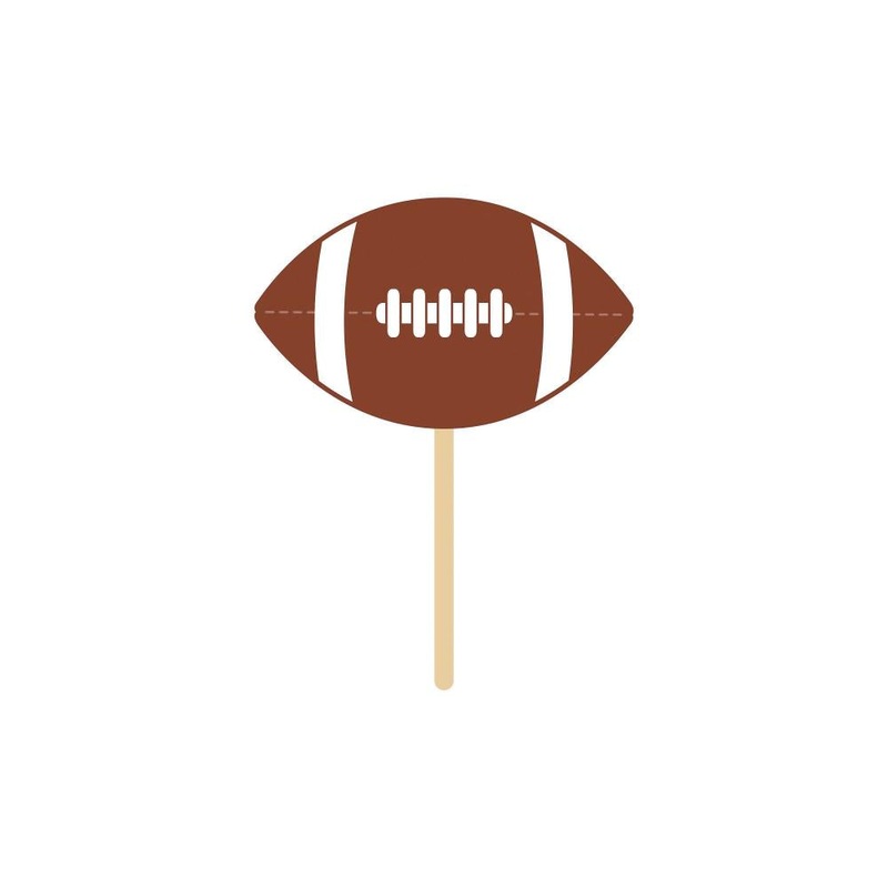 Football Wooden Picks (50/Pkg)