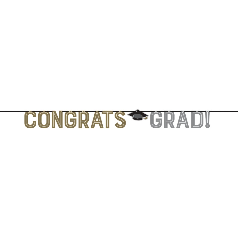 Grad Glamor Banner w/ribbon
