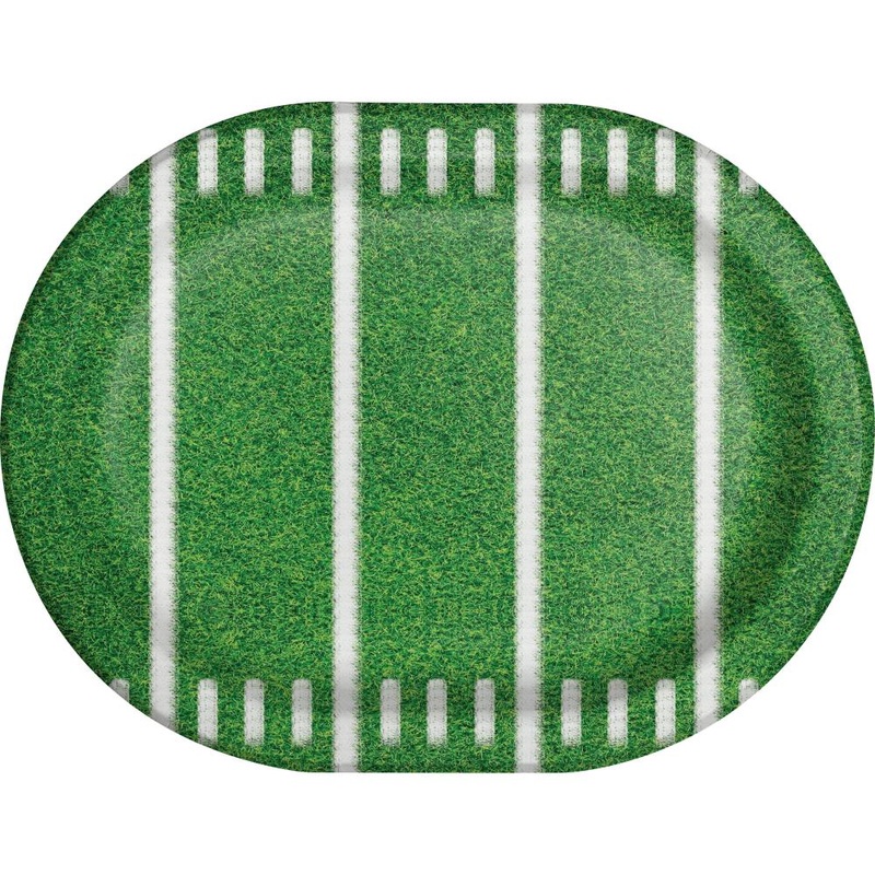 Game Time Oval Platter (8/Pkg)