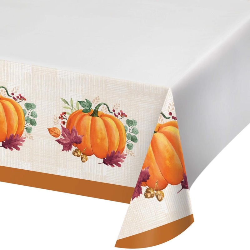 Harvest Wishes Paper Tablecover