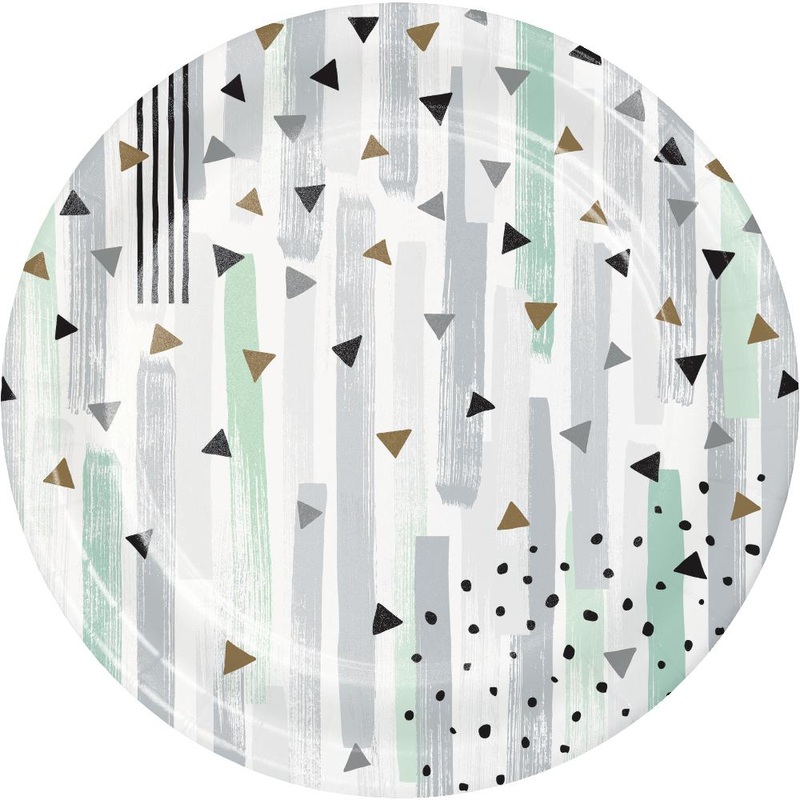 Minted Milestone Luncheon Plate (8/Pkg)