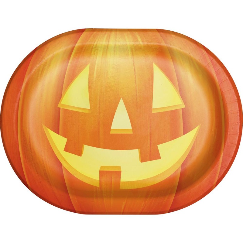 Pumpkin Party Oval Platter (8/Pkg)