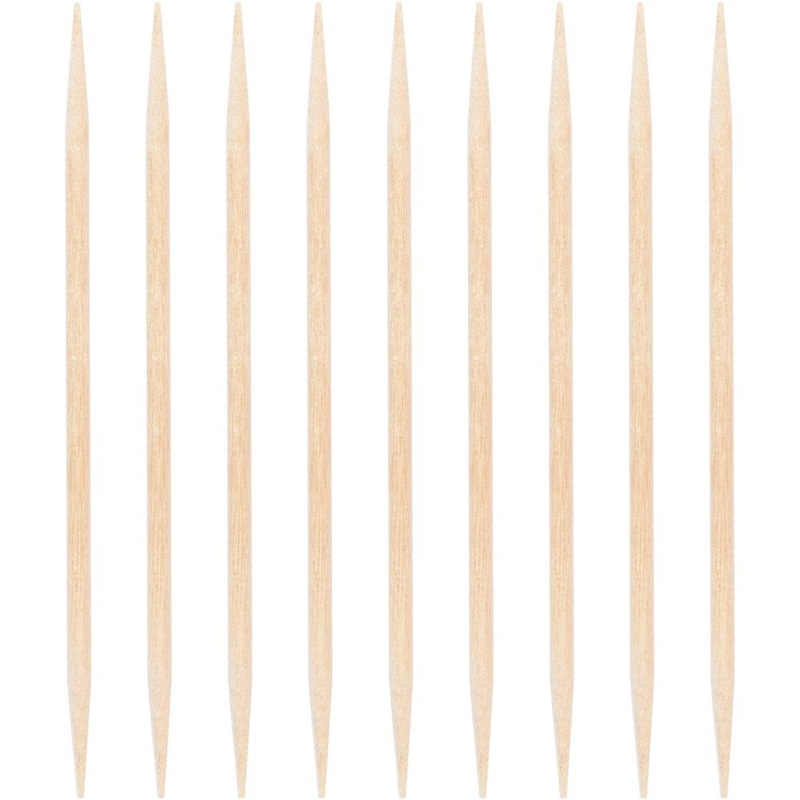 Bulk Pack of 600 2.5" Wood Toothpicks in Dispenser, Natural