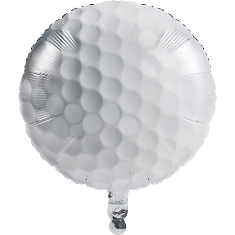 Bulk Pack of 2 Sports Fanatic Golf Metallic Balloons 18"