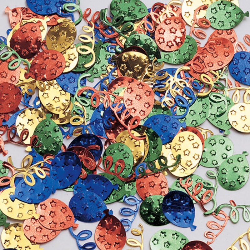 Bulk Pack of 3 Balloons And Streamer Confetti, 0.5 oz/Pack