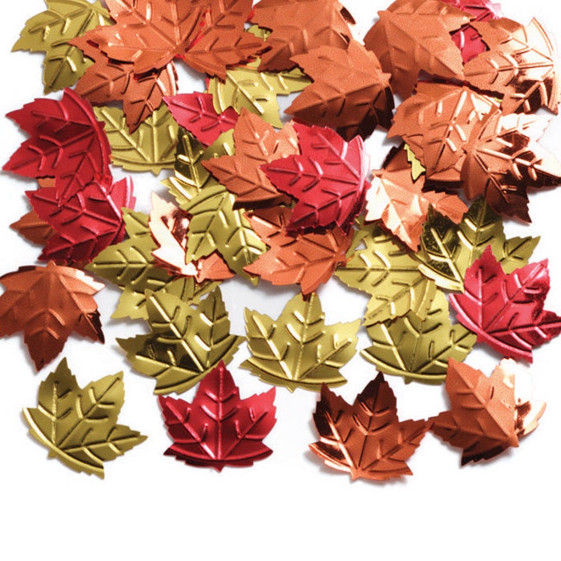 Bulk Pack of 3 Maple Leaf Confetti, 0.5 oz/Pack
