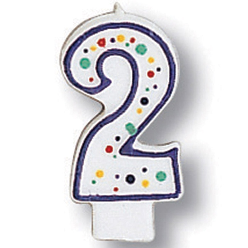 Bulk Pack of 5 Polka Dot #2 Candles