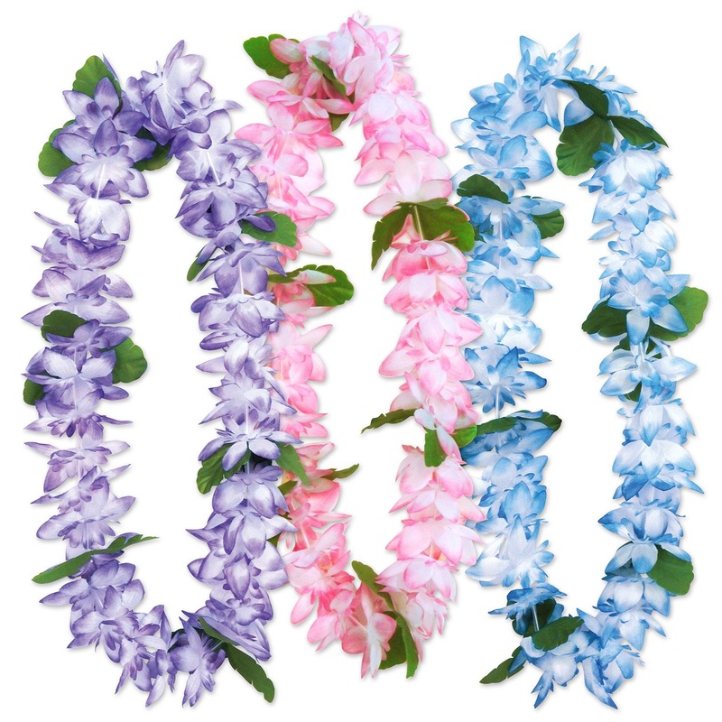18 Pack Beistle Luau Party Island Floral Leis