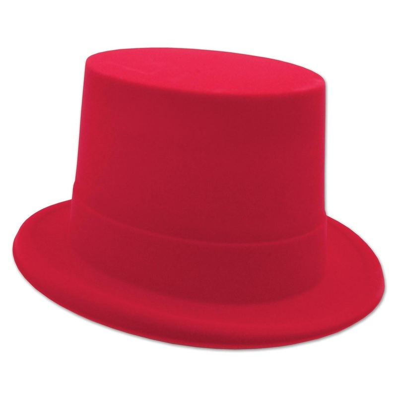 24 Pack Beistle Halloween Red Velour Topper