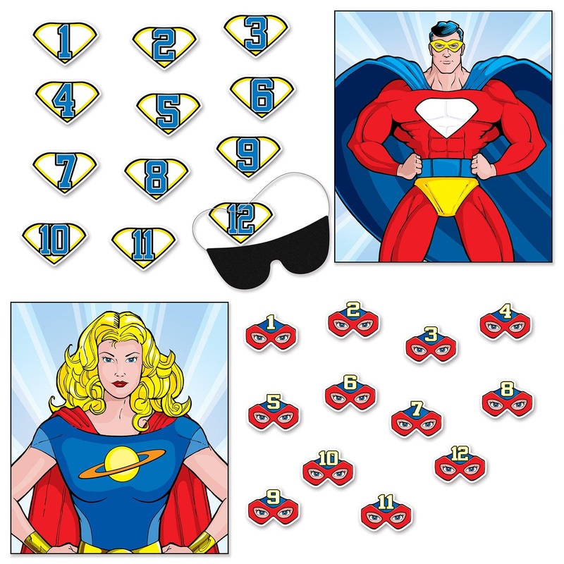 48 Pack Beistle Hero Party Games