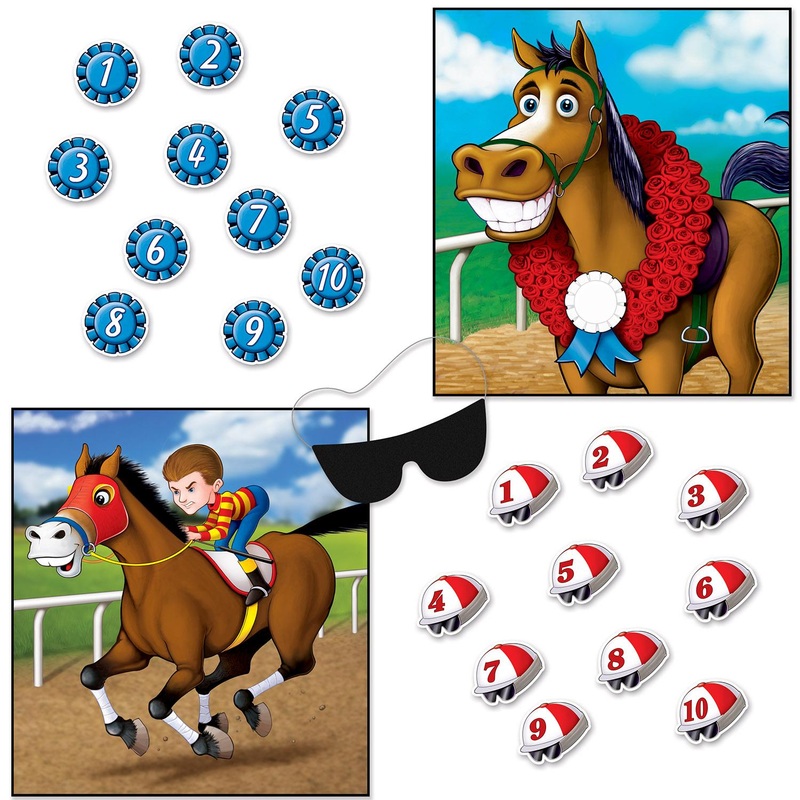 48 Pack Beistle Horse Racing Party Games