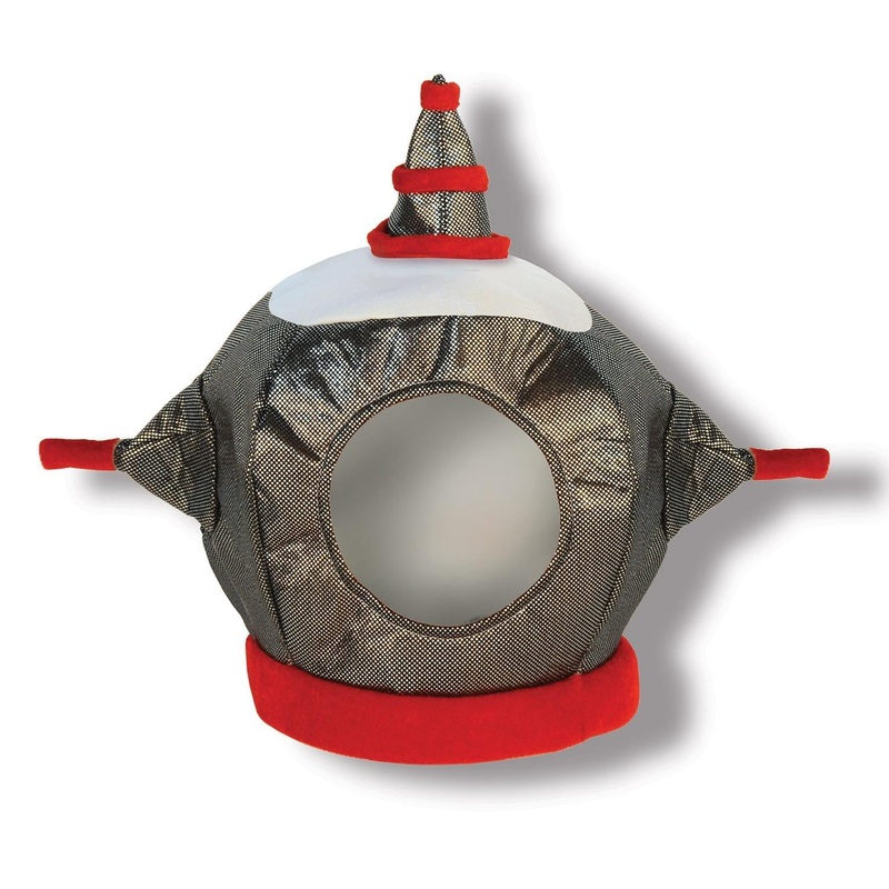 6 Pack Beistle Fabric Robot Helmet