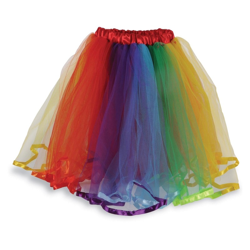 6 Pack Beistle Rainbow Tutu