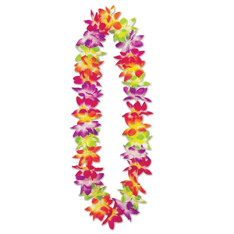 12 Pack Beistle Luau Party Maui Floral Lei